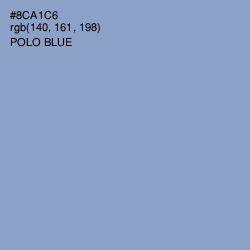 #8CA1C6 - Polo Blue Color Image